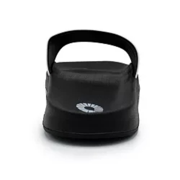 NEW Men's Akademiks Cross Side Striped Logo Black Slide Slippers 10 - Picture 11 of 17